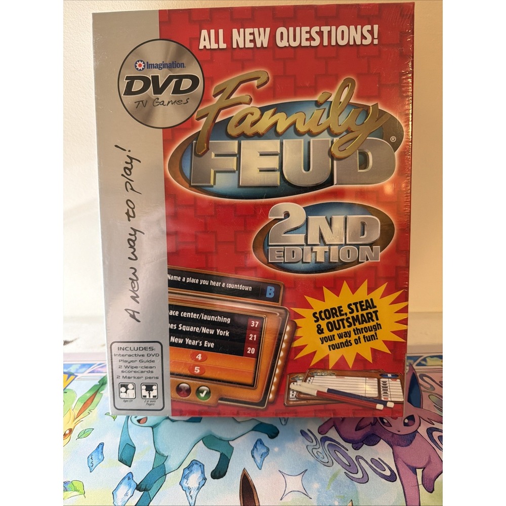 Family Feud 2nd Edition Interactive TV/DVD Game NEW & SEALED. A New Way to Play!